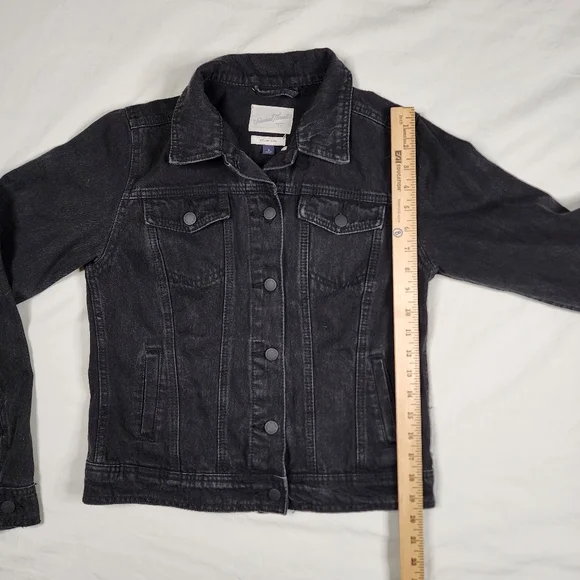 Universal Thread Freeborn Denim Jacket, Black, Small - Picture 6 of 9